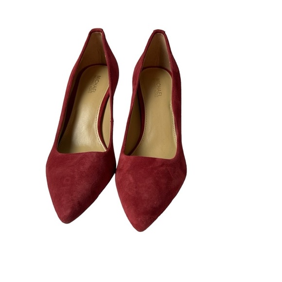 Michael kors women’s dorothy flex pump suede in color berry size 6M - Picture 2 of 8